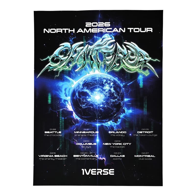 1VERSE Shattered North American Tour Poster