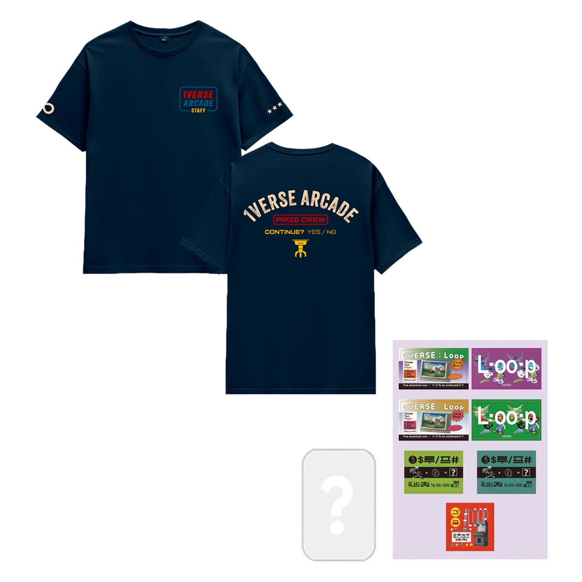 LOOP T-Shirt-Sticker Set